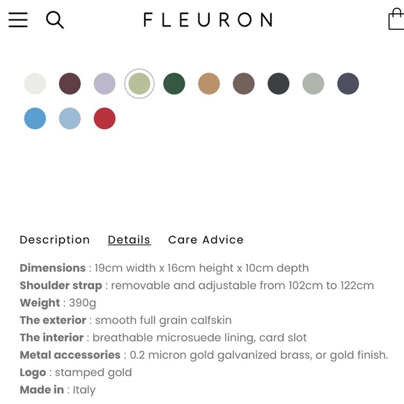 Fleuron Mini Swann Crossbody Bag - Picture 8 of 12